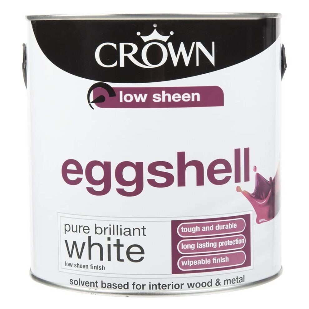 Crown 2.5L - Eggshell Pure Brilliant White