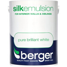 Berger Vinyl Silk 5L Pure Brilliant White