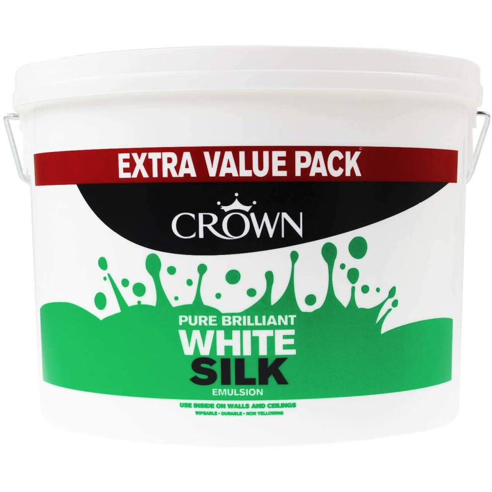 Crown 7.5L - Silk Paint - Pure Brilliant White