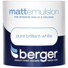 Berger Vinyl Matt 1L Pure Brilliant White