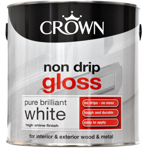 Crown Crown 2.5L - Non Drip Gloss Pure Brilliant White