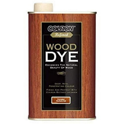Ronseal Colron Refined Wood Dye - Medium Oak 500ml
