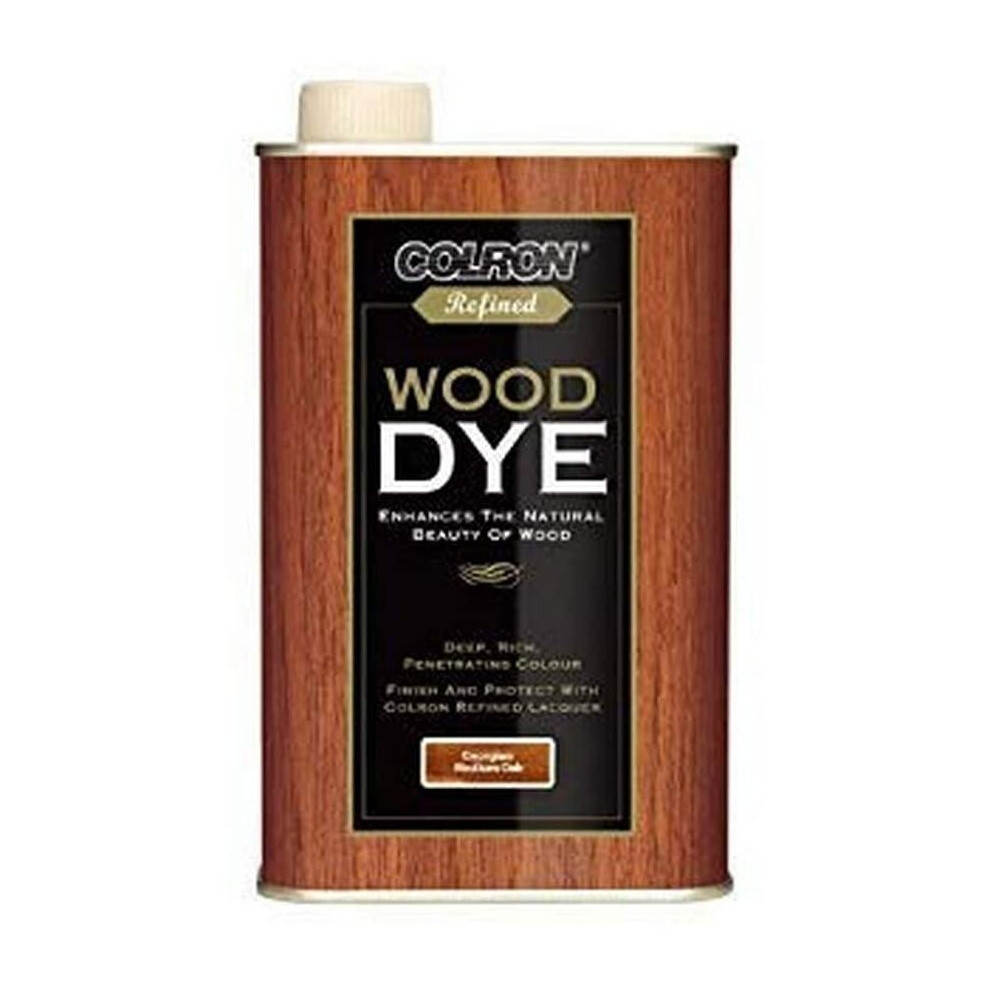 Colron Refined Wood Dye - Medium Oak 500ml