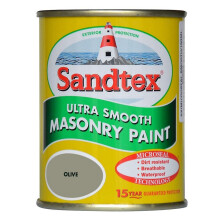 Sandtex 150ml Tester Smooth Masonry Paint Olive