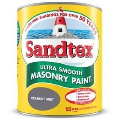 Sandtex Sandtex 150ml Tester Smooth Masonry Paint Vermont Grey