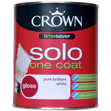 Crown 750ml - Solo One Coat Gloss Pure Brilliant White