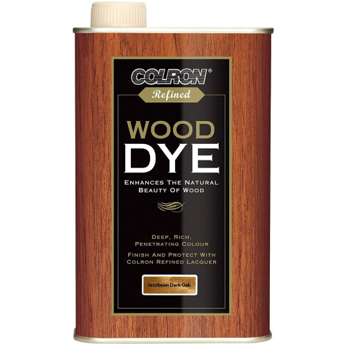Ronseal Colron Refined Wood Dye - Jacobean Dark Oak 500ml