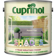 Cuprinol Garden Shades 2.5L Muted Clay - Protective wood stain for sheds & fences; rich, natural colour