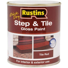 Rustins Step and Tile Paint - Red 250ml