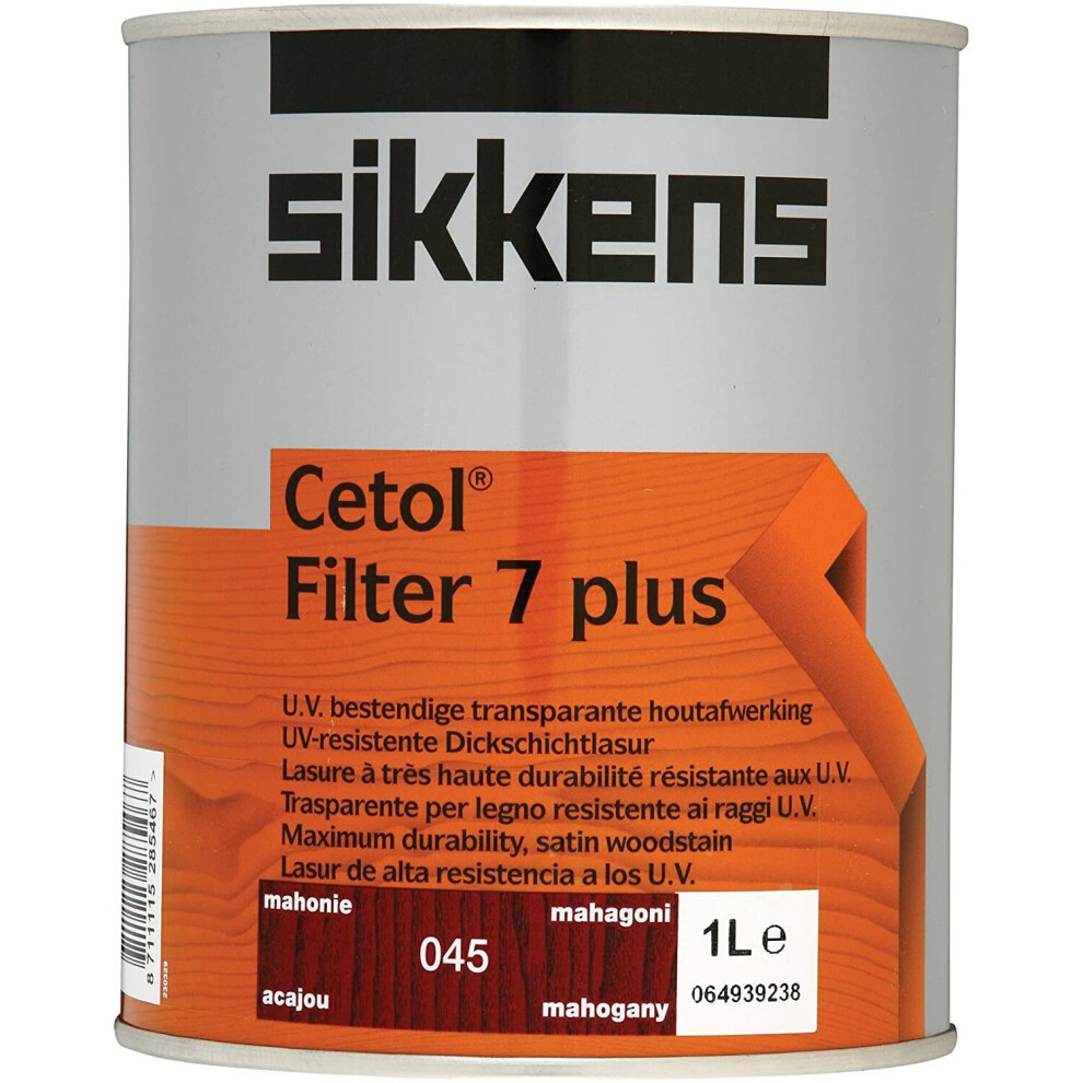 Sikkens Cetol Filter 7 PLus 1L Mahogany