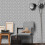 DEBONA Juniper Geometric Petals Wallpaper Grey/Silver Debona 6160 2