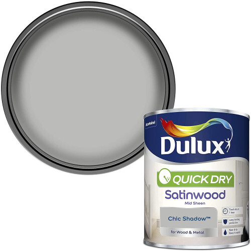 Dulux Dulux Quick Drying Satinwood 750ml Chic Shadow
