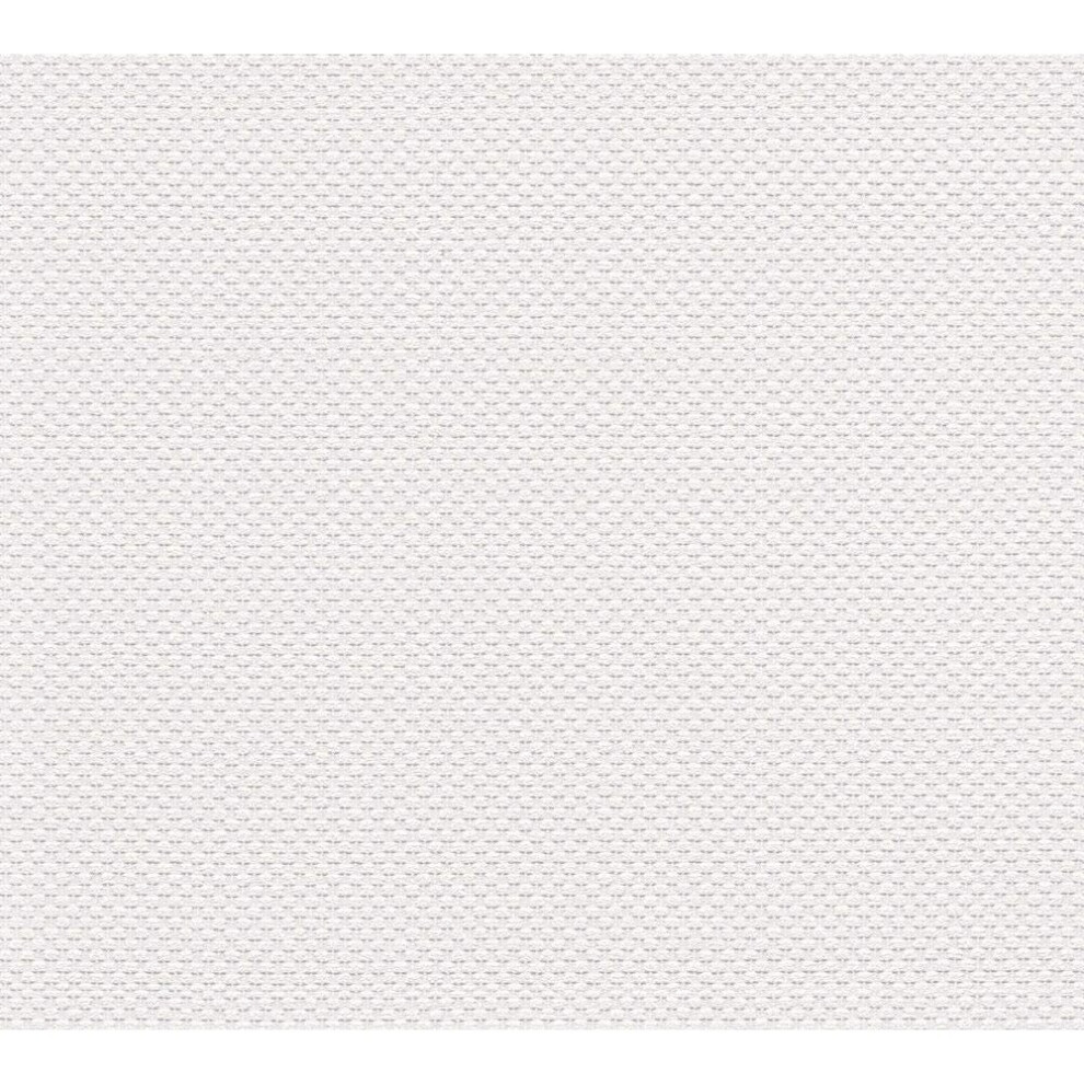 As Creation White Blown Vinyl Wallpaper Embossed Textured Patterned Paintable 1613-14 Design