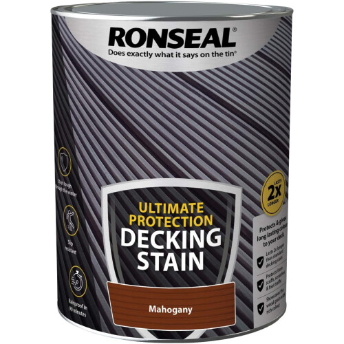 Ronseal Ronseal Ultimate Protection Decking Stain - Mahogany 2.5L