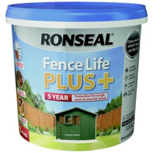 Ronseal 9L UV Fence Life + Paint - Forest Green