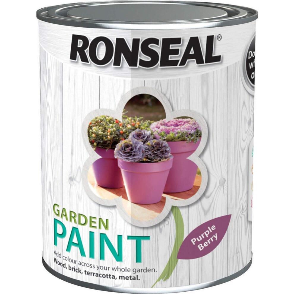 Ronseal Garden Paint Purple Berry 750ml