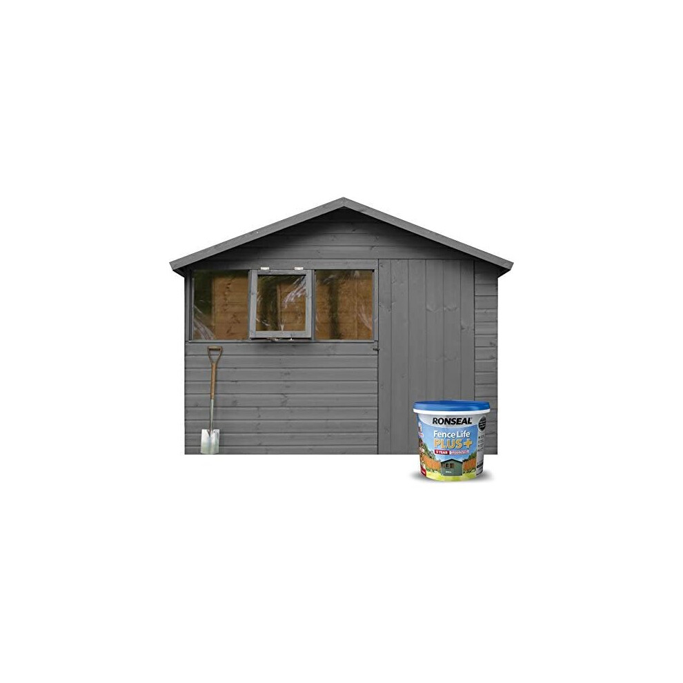 Ronseal 9L Uv Fence Life + Paint - Charcoal Grey