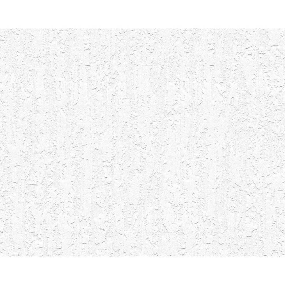 White Blown Vinyl Wallpaper Embossed Textured Patterned Paintable 2409-10 4000776240910