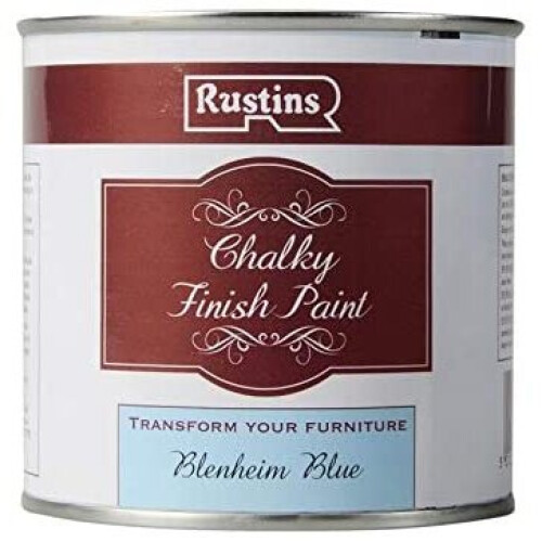 Rustins Rustins Chalky Finish Paint Blenheim Blue 250ml