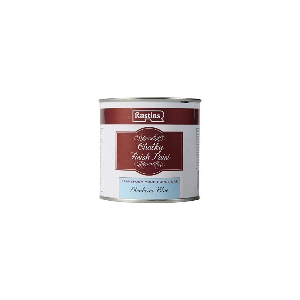 Rustins Chalky Finish Paint Blenheim Blue 250ml