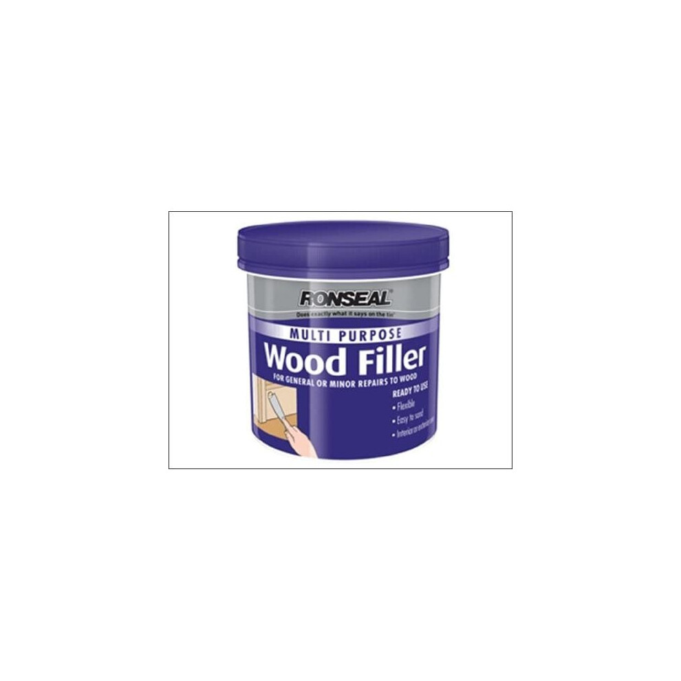 Ronseal Multi-Purpose Wood Filler Tub - Medium 250g