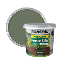Ronseal 5L One Coat Fence Life Paint - Forest Green