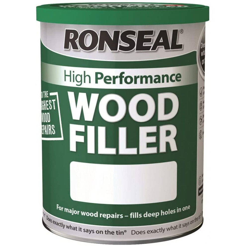 Ronseal High Performance Wood Filler - White 1Kg