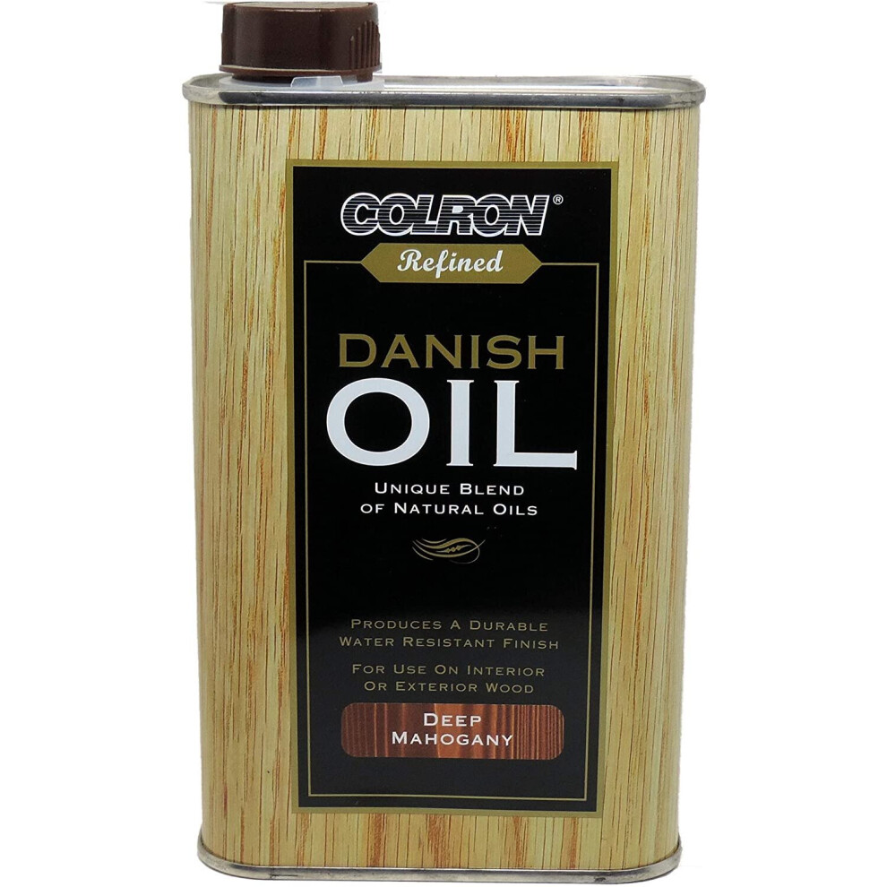 Ronseal Colron Refined Danish Oil - Deep Mahogany 500Ml