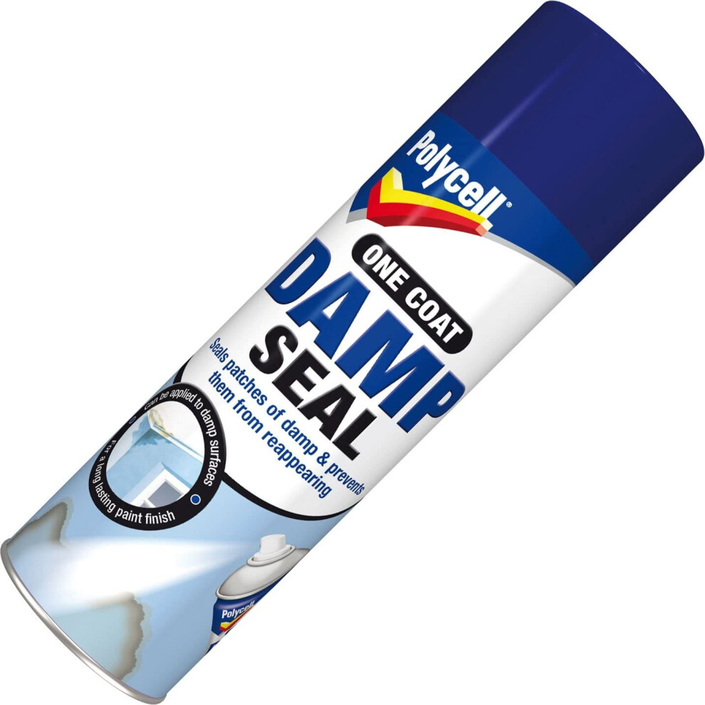 Polycell One Coat Damp Seal Aerosol 500Ml 7429509152196