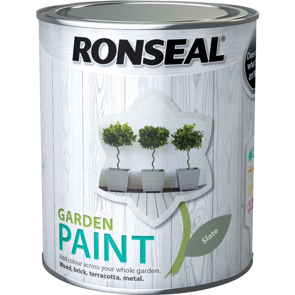 Ronseal Garden Paint Slate 750Ml