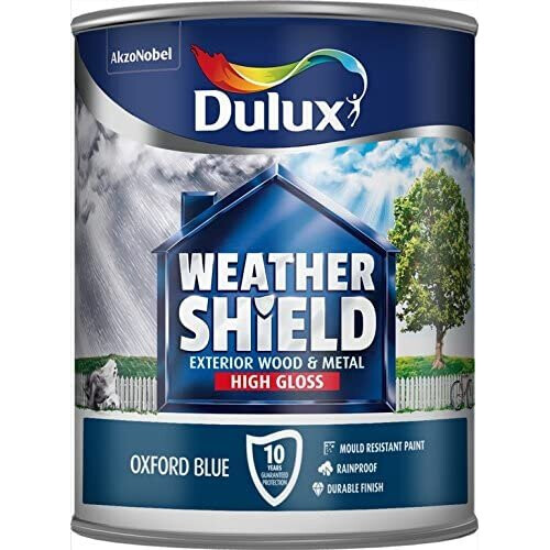 Dulux Weathershield Exterior Gloss 750ml Oxford Blue