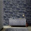 Arthouse Arthouse 3D Effect Navy Blue Gold Metallic Brick Wallpaper Stone Industrial 2