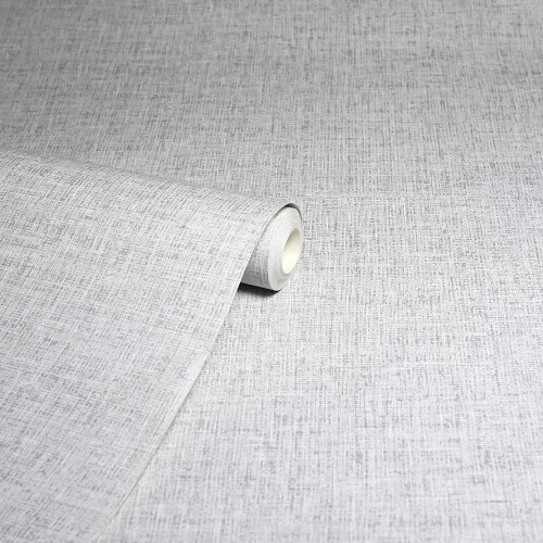 Arthouse Arthouse 676006 Linen Texture Wall Paper/Coverings, Grey