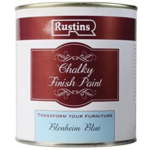 Rustins Rustins Chalky Finish Paint Blenheim Blue 500ml