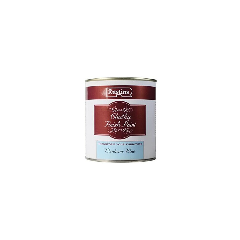 Rustins Chalky Finish Paint Blenheim Blue 500ml