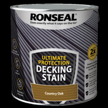 Ronseal Ultimate Protection Decking Stain - Country Oak 2.5L
