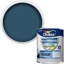 Dulux Weathershield Exterior Satin 750ml Indigo Shade