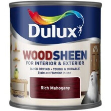 Dulux Interior & Exterior Woodsheen 250ml Rich Mahogany