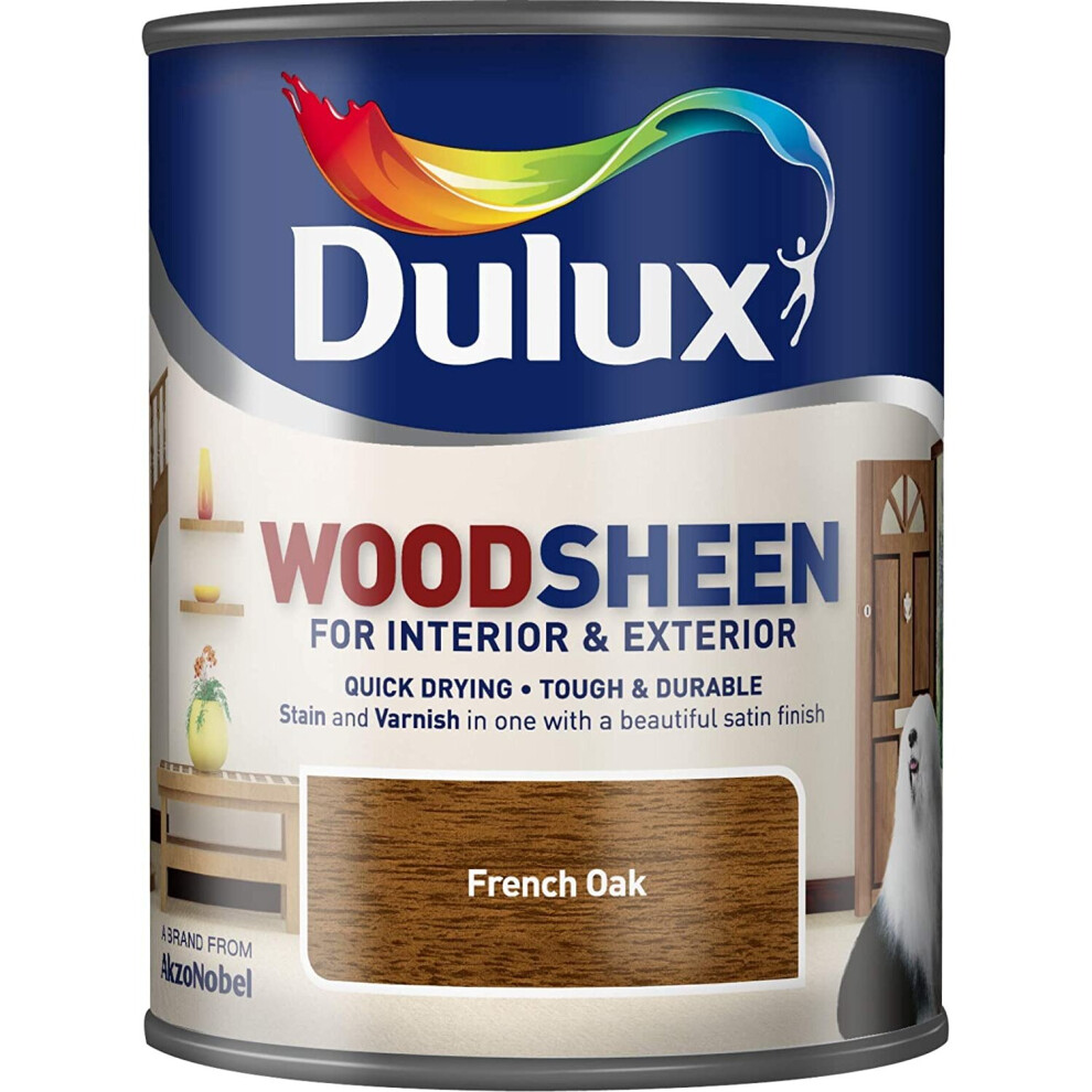 Dulux Interior & Exterior Woodsheen 750Ml French Oak