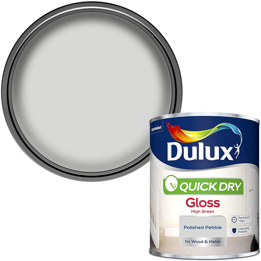 Dulux Quick Drying Gloss 750Ml Polished Pebble