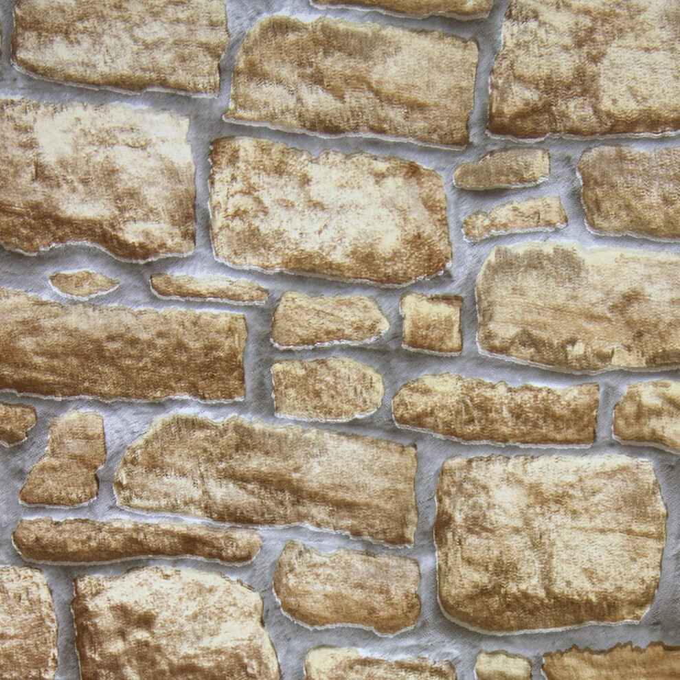 Fablon FAB10226 45 cm x 2 m Roll Stone Wall