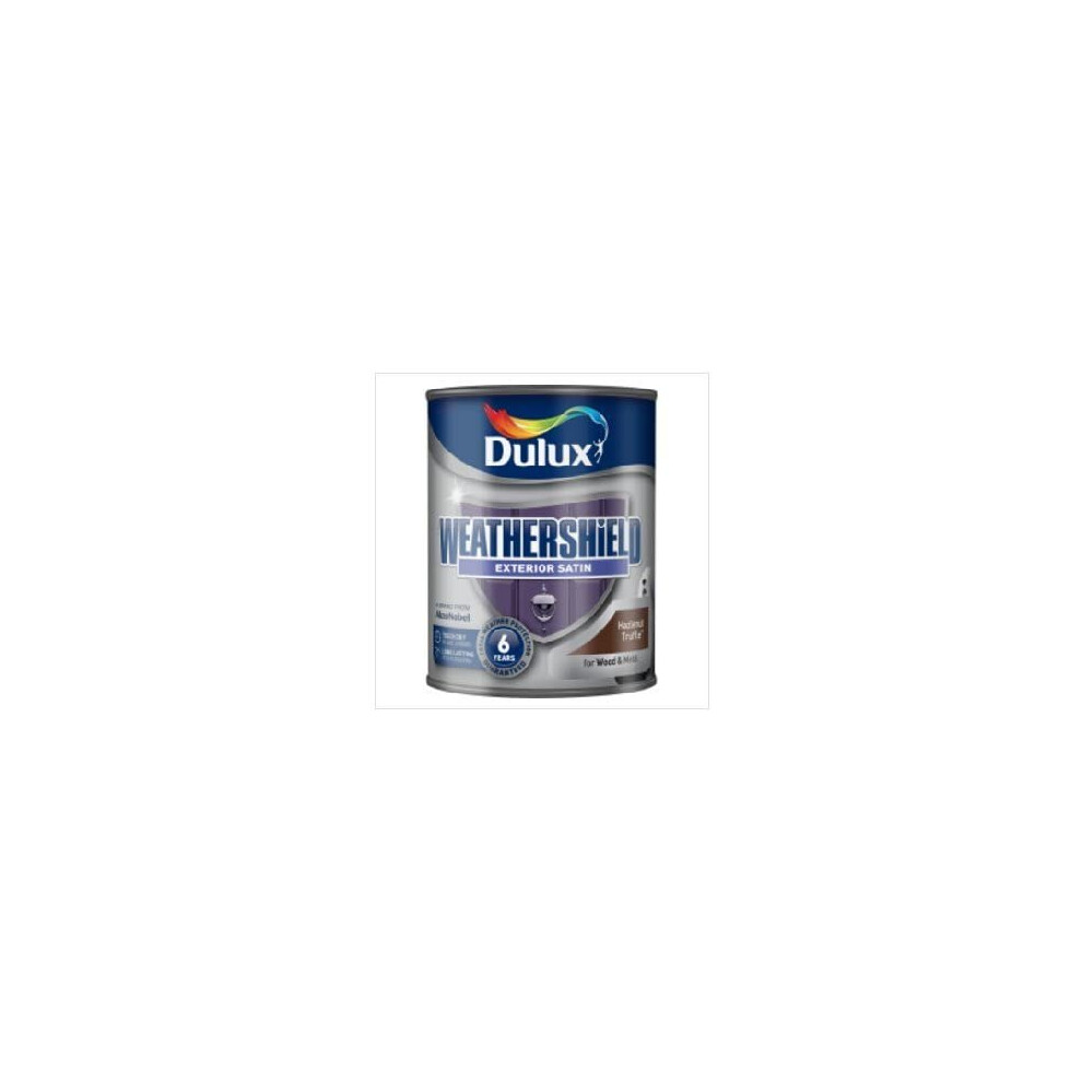 Dulux Weathershield Exterior Satin 750Ml Hazelnut Truffle