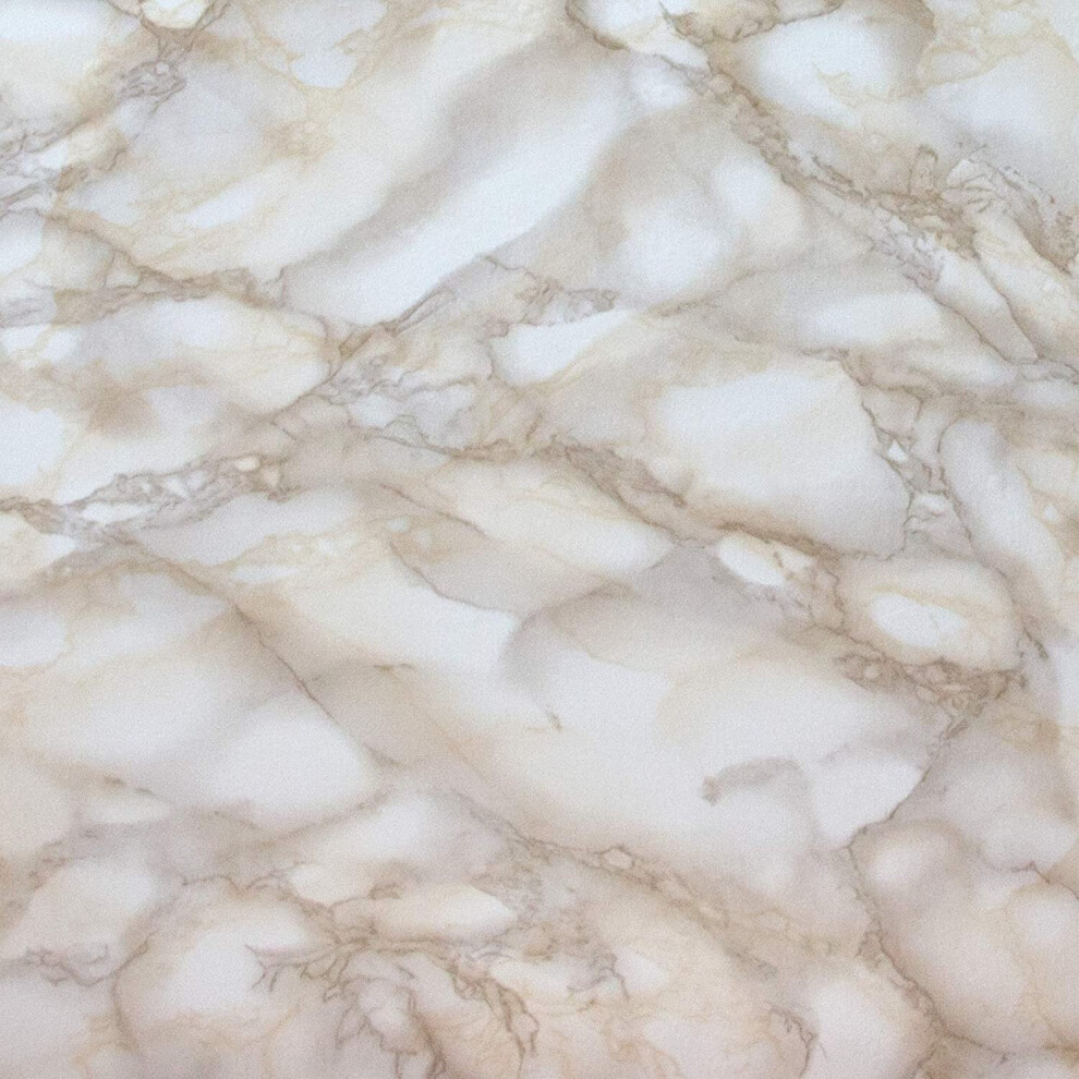 Fablon 67.5 Cm X 2 M Roll Marble Effect, - Fab10353 Grey/Beige