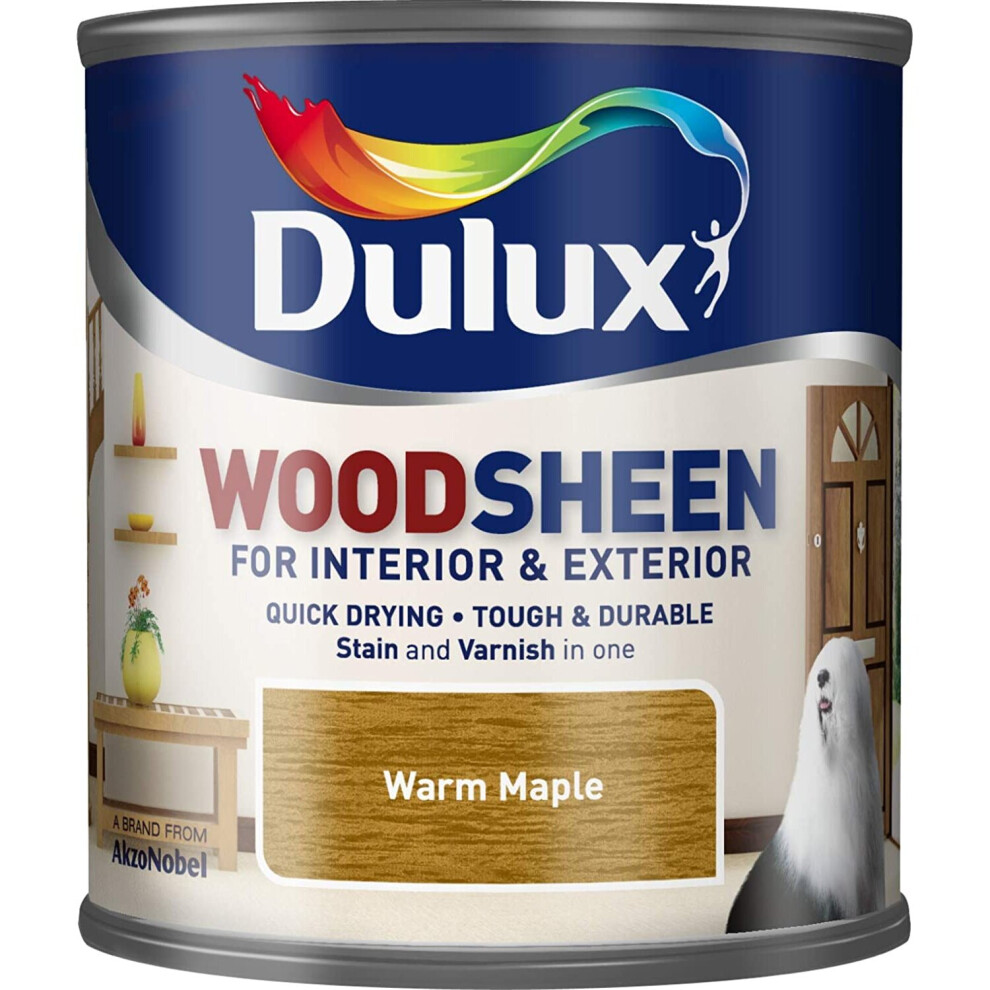 Dulux Interior & Exterior Woodsheen 250ml Warm Maple