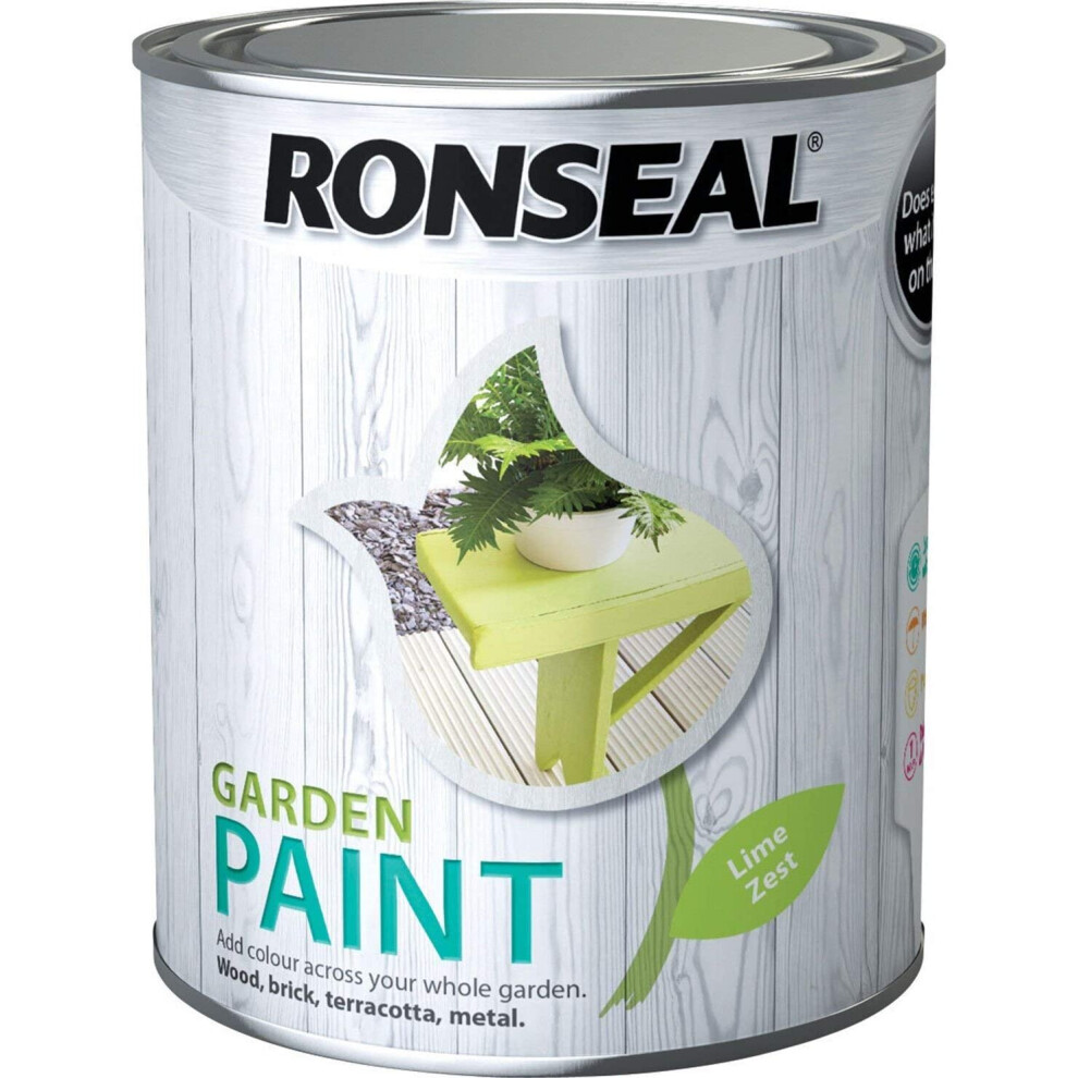 Ronseal Garden Paint Lime Zest 750ml