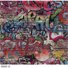 P&S Graffiti Street art Children Kids Teenager Tag Brick Wall Textured Wallpaper - 05530-10