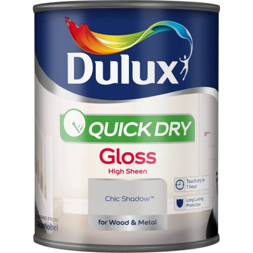 Dulux Dulux Quick Drying Gloss 750ml Chic Shadow
