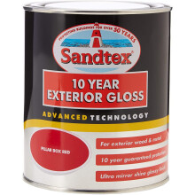 Sandtex 10 Year Exterior Gloss Pillar Box Red 750ml