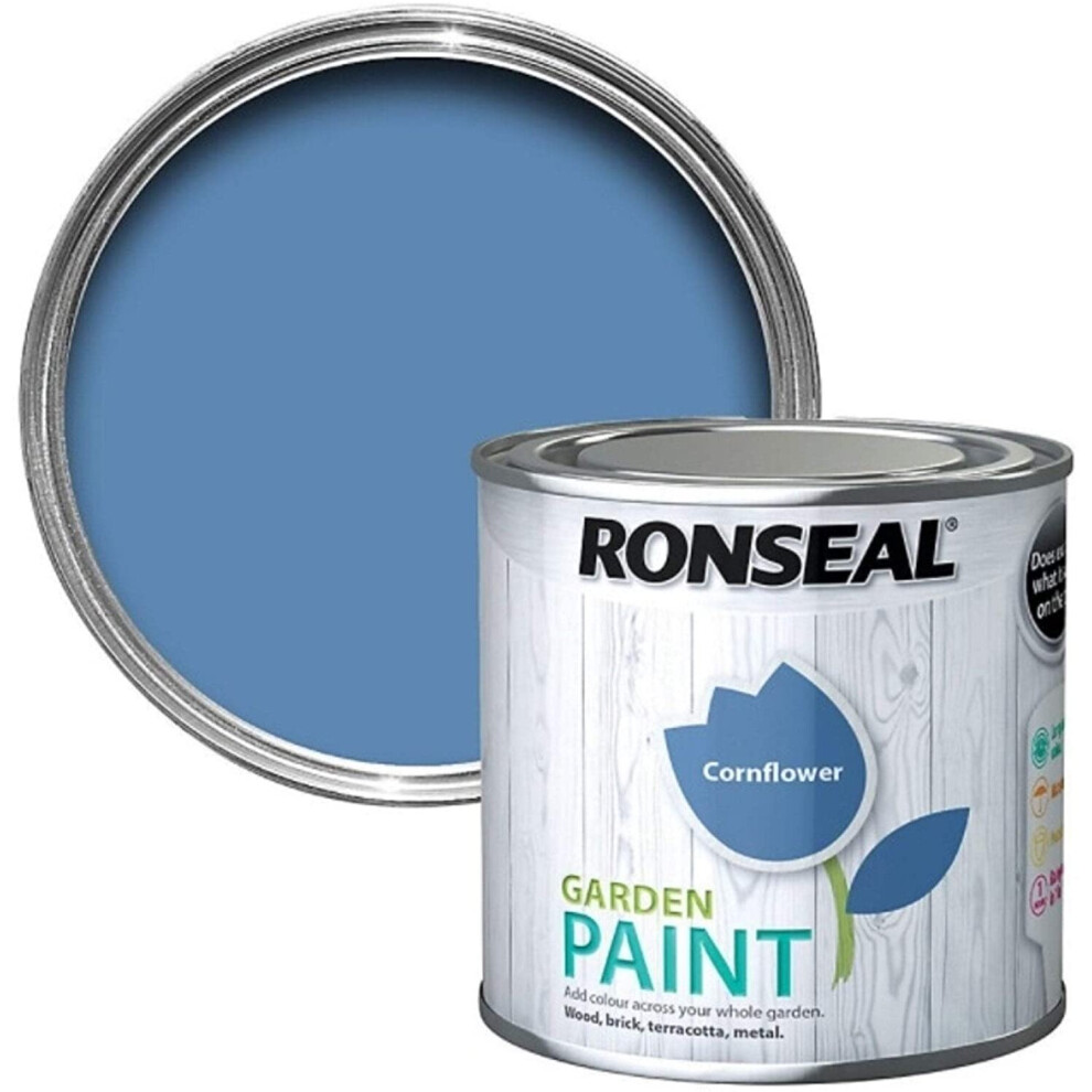 Ronseal Garden Paint Cornflower 750ml