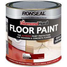 Ronseal Diamond Hard Floor Paint Tile Red 750ml
